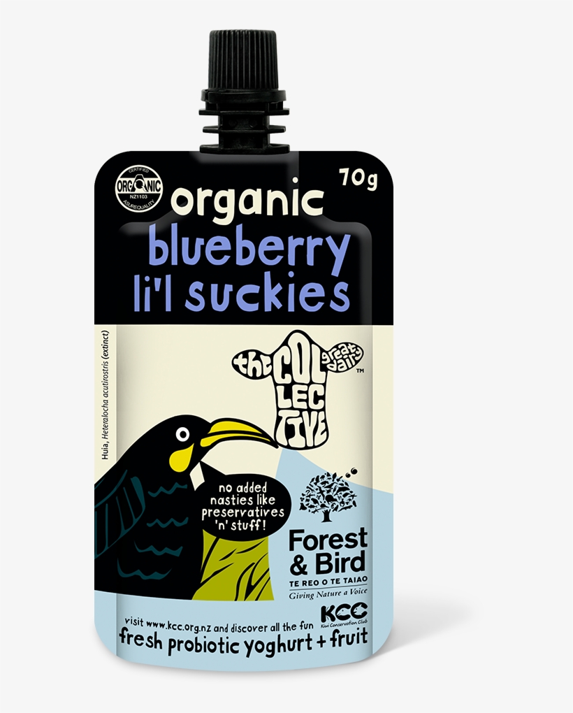 Organic Blueberry Li'l Suckie - Collective Vanilla Mousse With A Layer, transparent png download