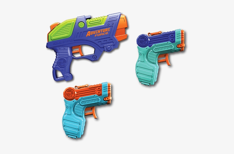 8803 3d Adventure Force Tidal Storm 3 Pack Power Water - Adventure Force Water Guns, transparent png download