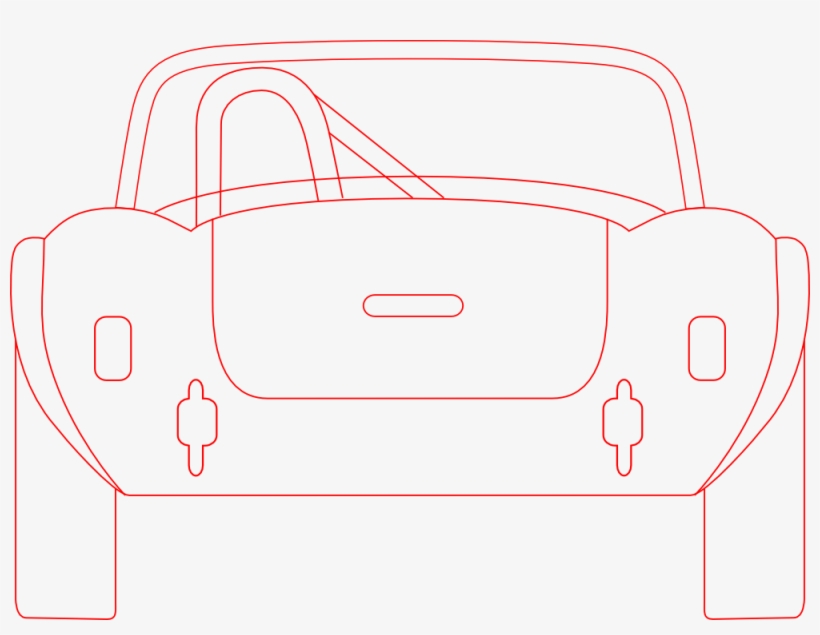 Shelby Cobra Blueprint - Car, transparent png download