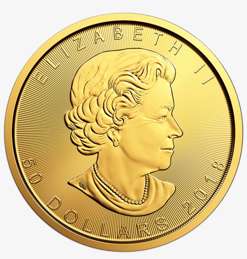 1 Oz Maple Leaf Gold Coin 2018 3 - Gold Maple Leaf 1 Oz 2018, transparent png download