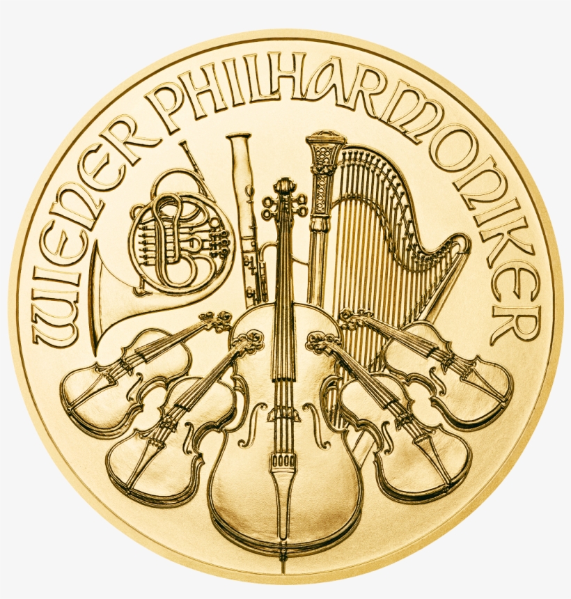 Vienna Philharmonic 1oz Gold Coin 2017 - Philharmoniker 1 4 Unze, transparent png download