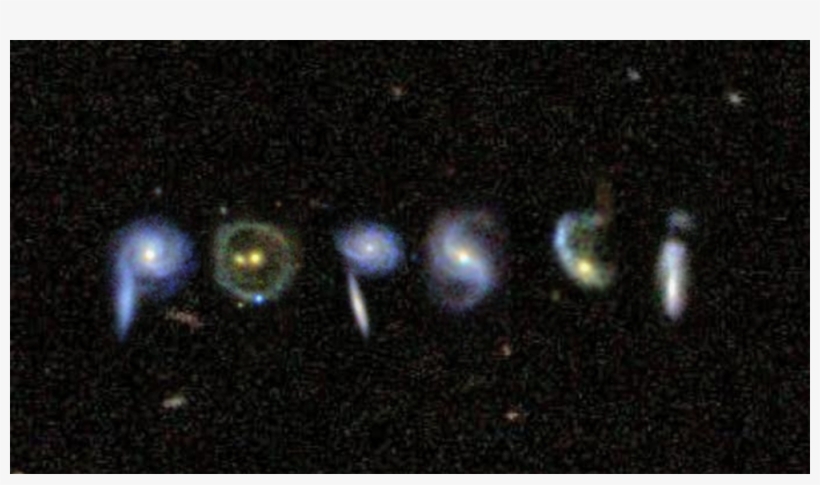 Write Your Name In The Stars With This New Font - Spiral Galaxy, transparent png download