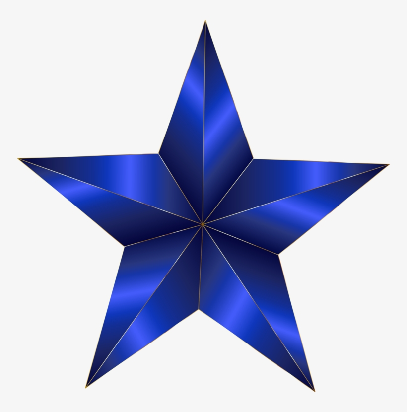 Star Sky Blue Computer Icons Yellow - Dallas Cowboys Star, transparent png download
