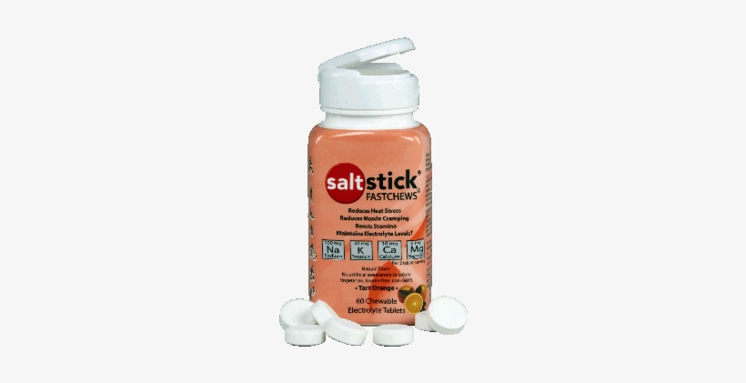 Saltstick Fastchews Chewable Electrolyte Tablets - Saltstick Fastchews 60-count Bottle Of Chewable Electrolyte, transparent png download