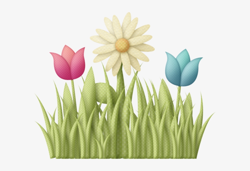 Grass Clipart April Flower - Clip Art, transparent png download
