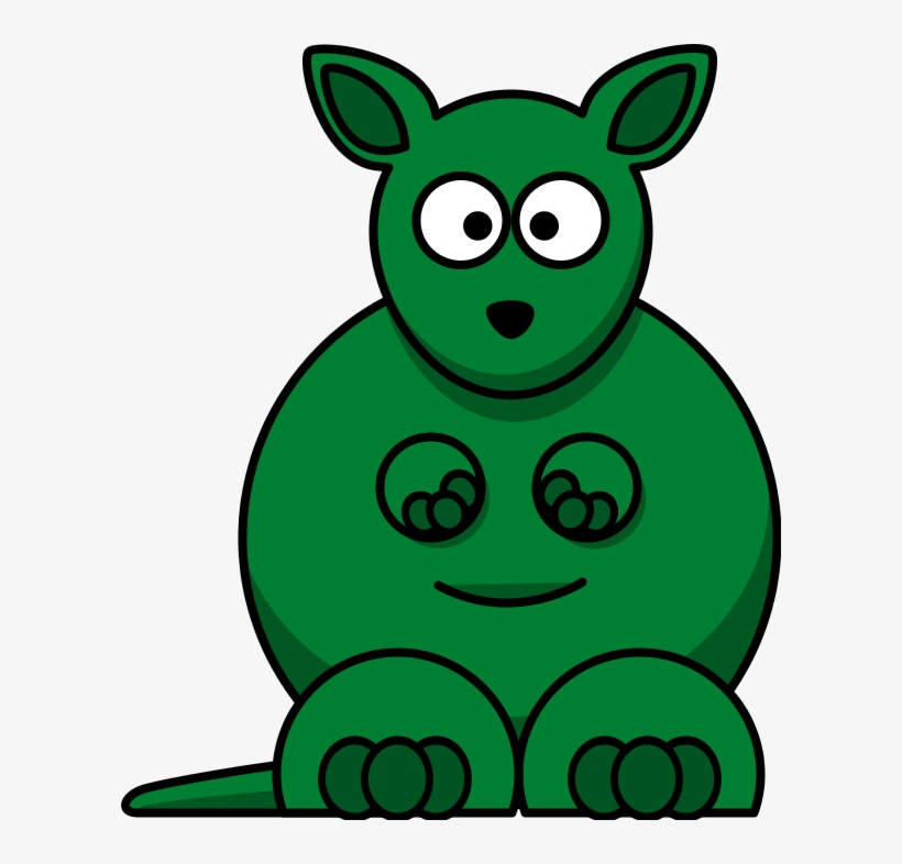 Kangaroo Clip Art - Cartoon Kangaroo, transparent png download