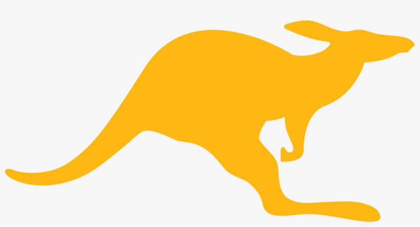 Gold - Eps Format - Kangaroo, transparent png download
