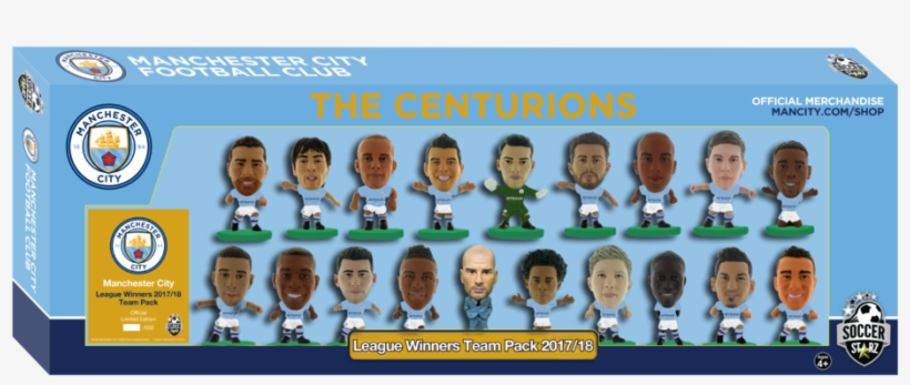 Limited Edition Man City 2017/2018 League Winners Team - Manchester City, transparent png download