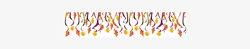 Fall Leaves Hanging Swirl Decorations - Floral Design, transparent png download
