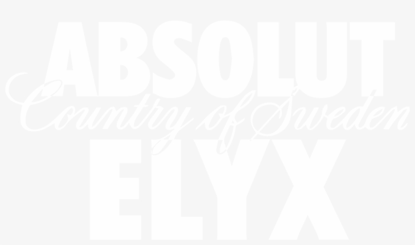 Absolut Elyx Launch - Absolut Vodka Logo White, transparent png download