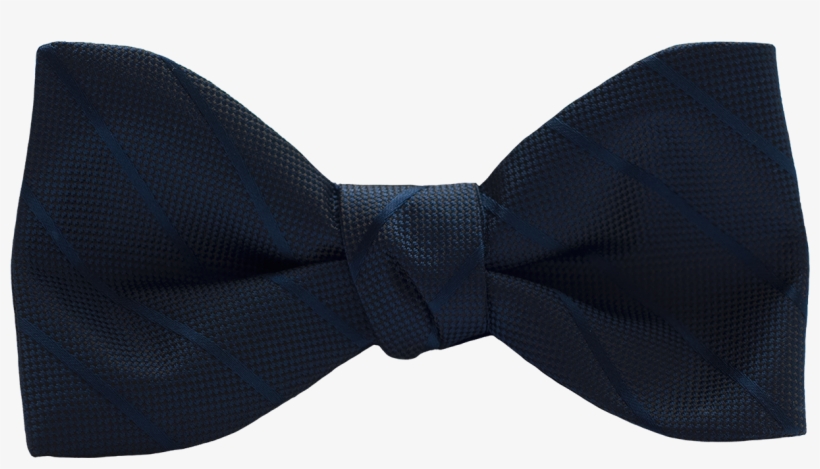 Modern Solid Dark Navy Bow Tie - Necktie, transparent png download