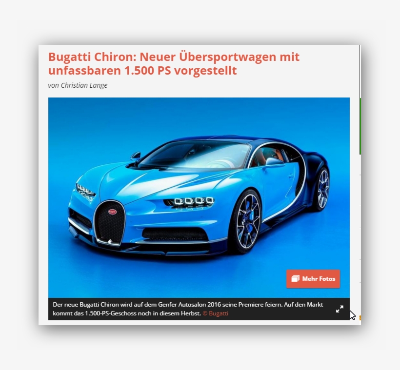 Bugatti Chiron - Bugatti Latest Model, transparent png download