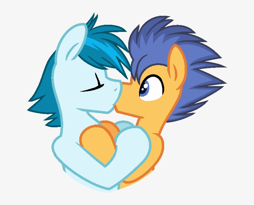 Shiiazu, Couple, Earth Pony, Flash Sentry, Gay, Kissing, - Cartoon, transparent png download