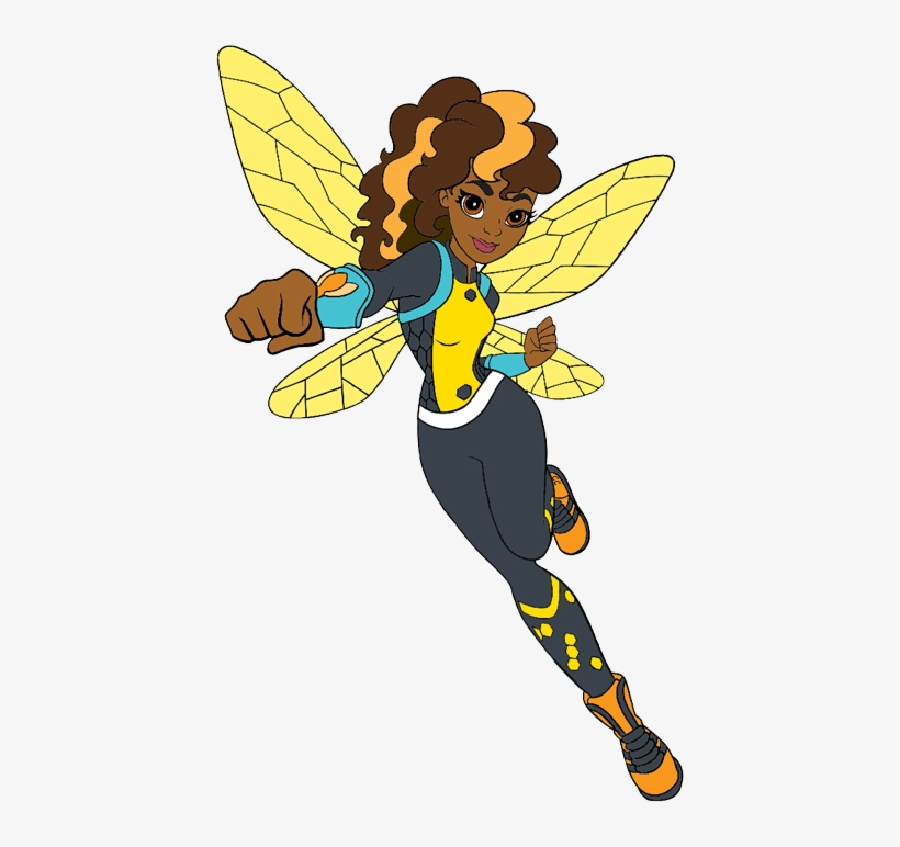 Super Girl Clipart Wonder Woman - Dc Super Heroes Girls Bee, transparent png download