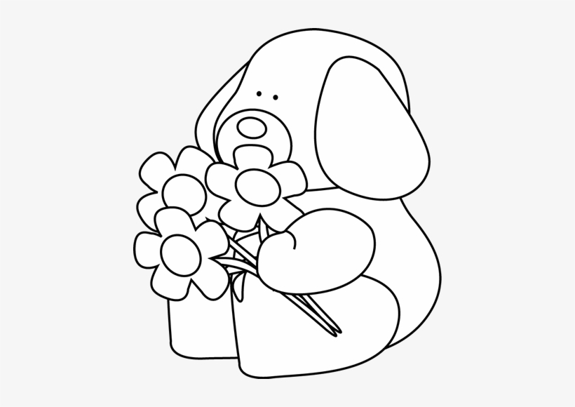 Clip Art Black And White Black And White Valentine's - Valentines Day Black And White Clip Art, transparent png download