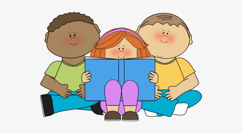 Kids Reading Clipart - Child, transparent png download