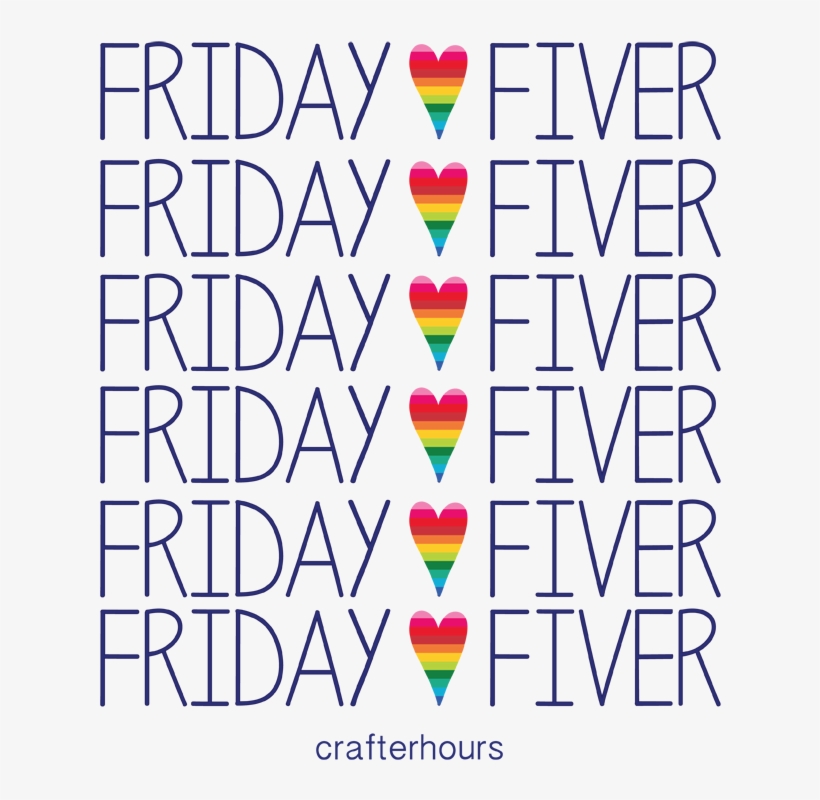 Crafterhours Friday Fiver Graphics Main - Heart, transparent png download