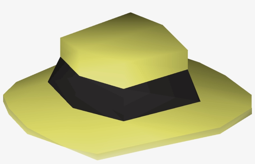 Black Boater Detail - Fedora, transparent png download