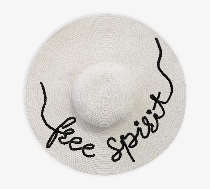 Personalized Baked Signature Floppy Beach Hat - Hat, transparent png download