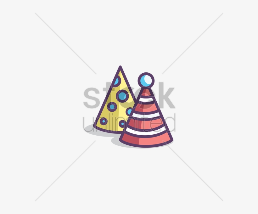 Birthday Hat Vector - Party Hat, transparent png download