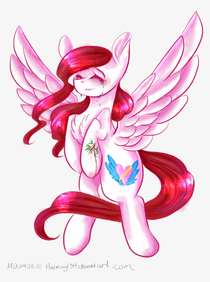 Harmony134, Crying, Eyes Closed, Female, Mare, Oc, - Fairy, transparent png download