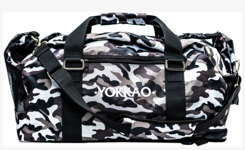 Convertible Grey Camo Gym Bag - Deco4fun 12 Pack Of Camo Camouflage Polyester Drawstring, transparent png download