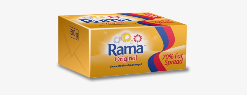 Meet The Spreads Kids Love Follow Us On Facebook - Rama Original 70% Fat Spread Brick 500g, transparent png download