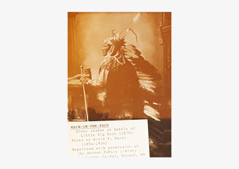 David Barry Photo - Chief Rain In The Face Hunkpapa Lakota, transparent png download