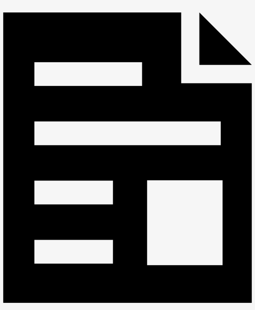 Printed Paper Sheet Business Interface Symbol Comments - Silueta De Hojas De Papel, transparent png download