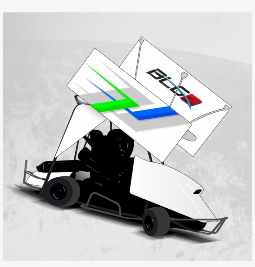 download-blue-clipart-car-go-kart-blue-on-black-outlaw-wing-kart