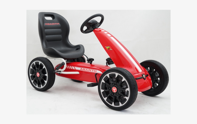 Licensed Abarth Pedal Go Kart - Licensed Abarth Pedal Go Kart - Red, transparent png download