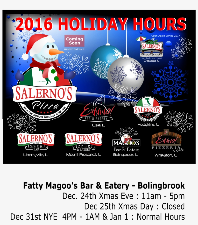 New Years Eve 4am 1am - Salernos, transparent png download