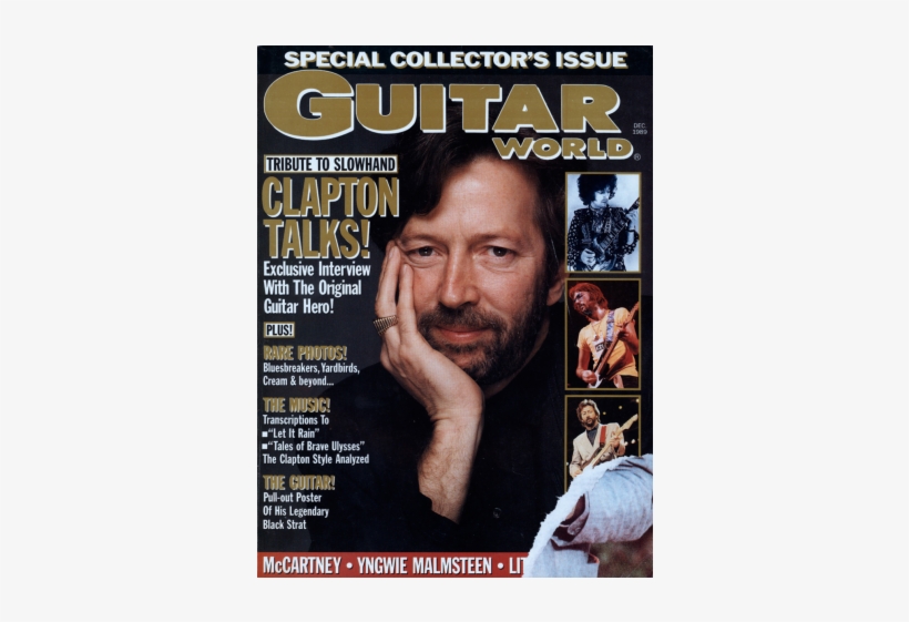 Eric Clapton Magazine Covers - Guitar, transparent png download