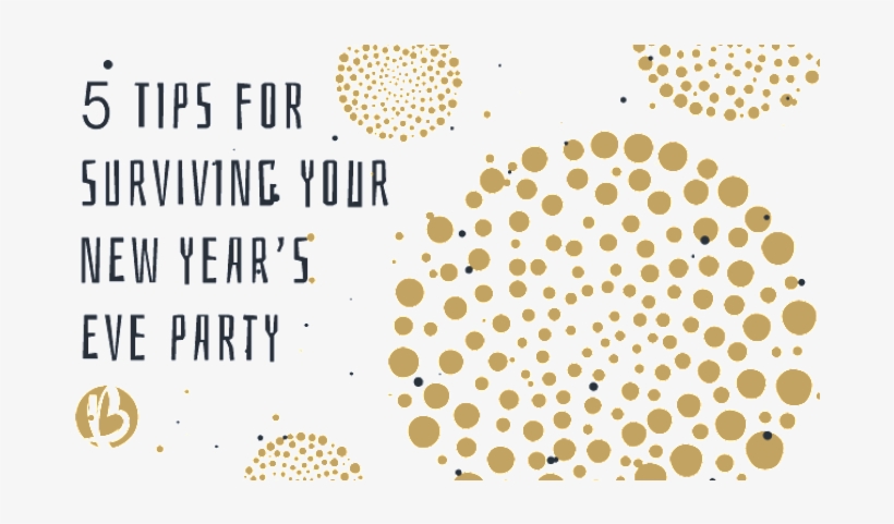 Health Tips For Surviving Your New Years Eve Party - Polka Dot, transparent png download
