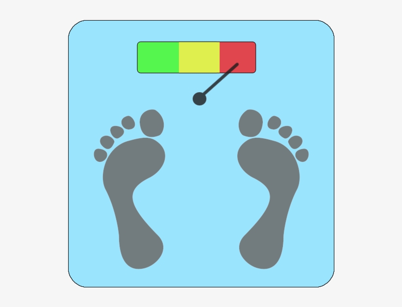 Realistic Weight Loss Goals - Feet Tracks, transparent png download