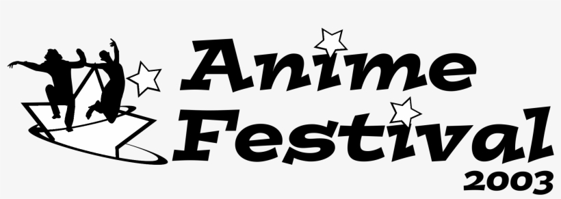 Anime Festival Logo Black And White - Anime Festival Bh, transparent png download