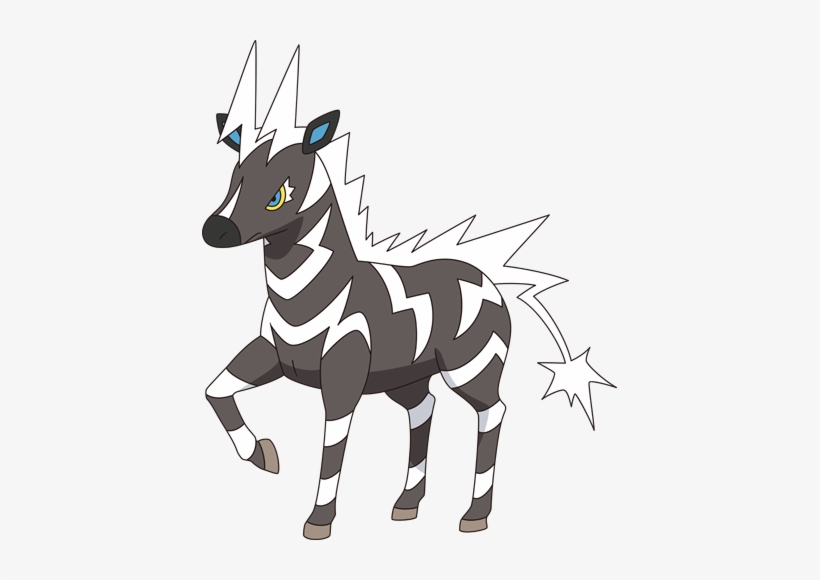 523zebstrika Bw Anime - Pokemon Zebstrika, transparent png download