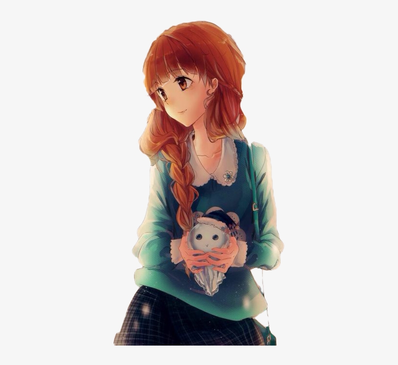 File History - Anime Girl With Caramel Hair, transparent png download