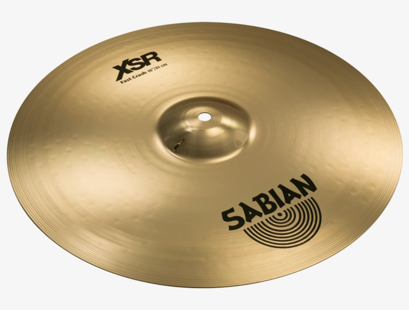 View Larger - Sabian 16" Xsr Fast Crash, transparent png download