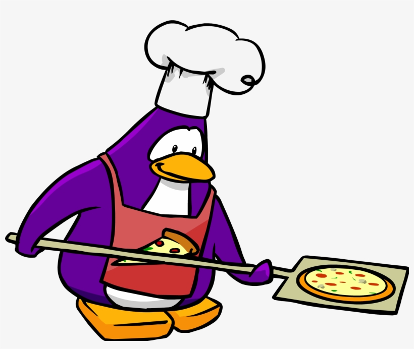 Pizza Chef Penguin Style Dec 2006 Club Penguin Pizza Chef PNG Image