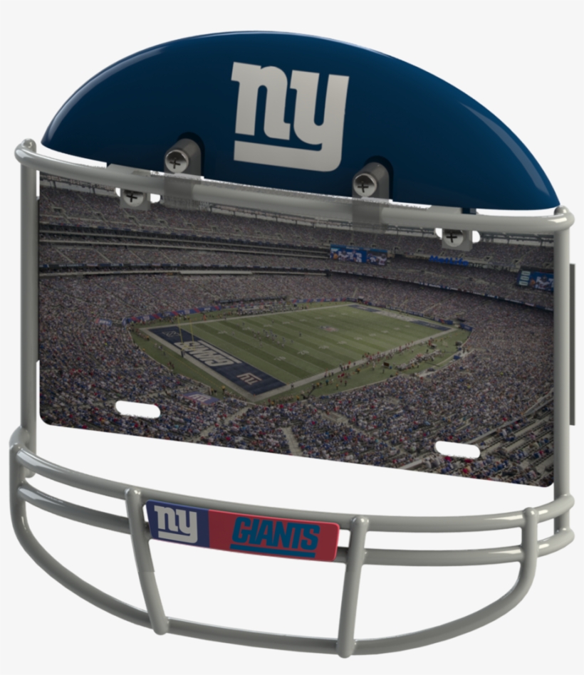 New York Giants Helmet Frame Metal Stadium Photo - New York Giants, transparent png download