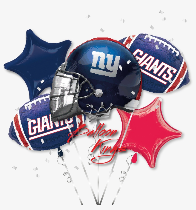 Giants Bouquet - New York Giants 50cm Mylar Balloon, transparent png download