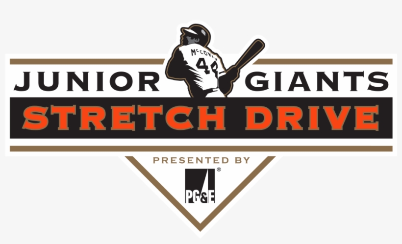 Support The Junior Giants Stretch Drive - Solid Swing+hit, transparent png download