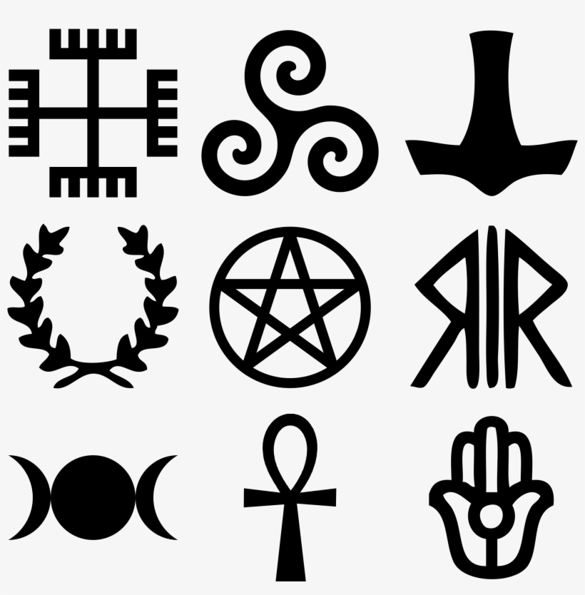 Neopaganism In Australia - Pagan Religious Symbols, transparent png download