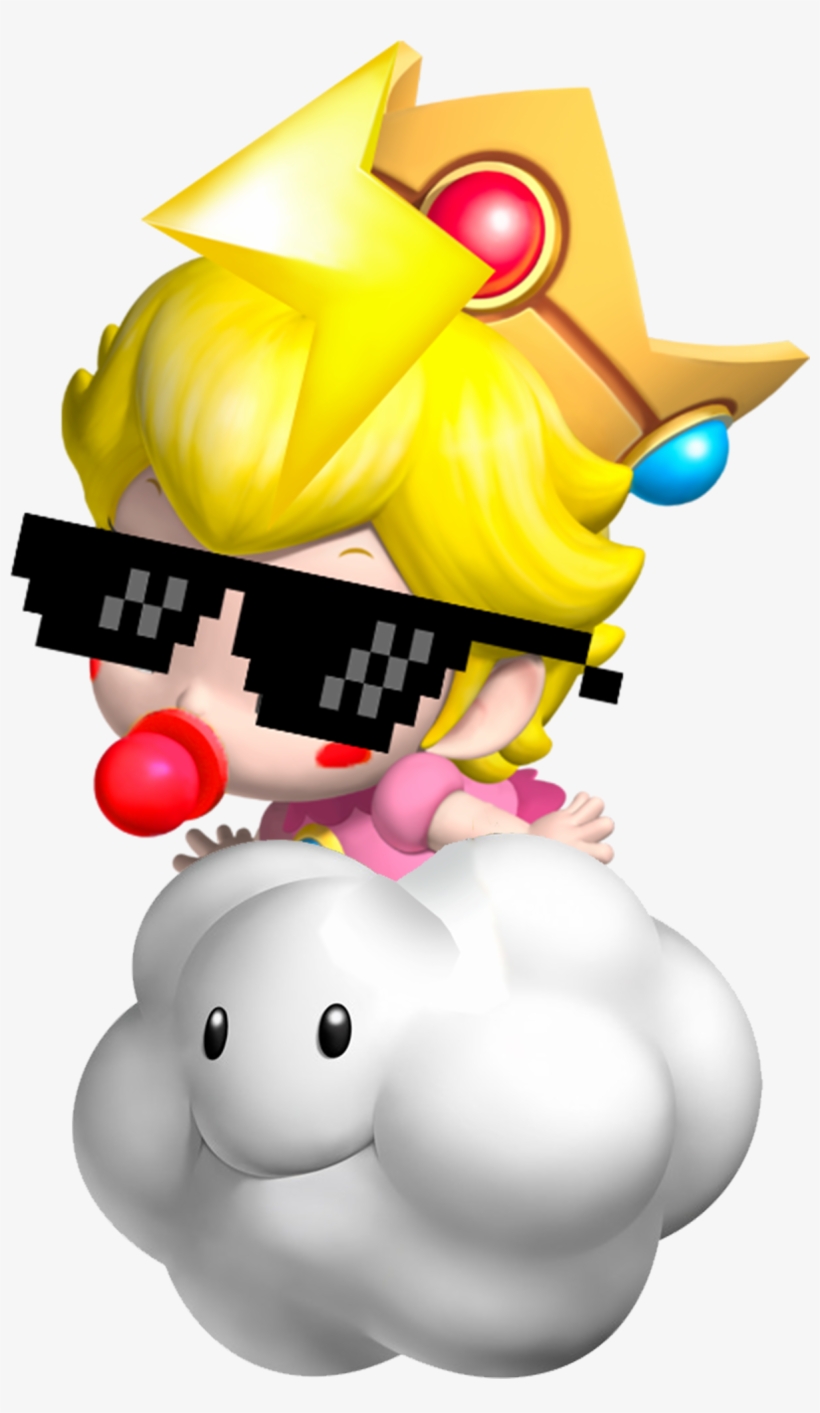 Baby Thunder Peach Cloud - Portable Network Graphics, transparent png download