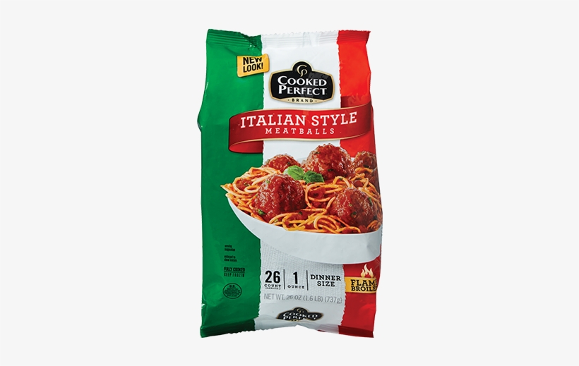 Cooked Perfect Meatballs - Cooked Perfect Meatballs, Italian Style, Bite Size, transparent png download
