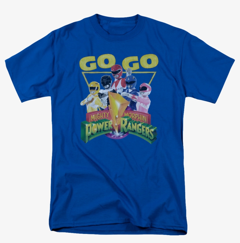 Go Go Power Rangers Shirt, transparent png download