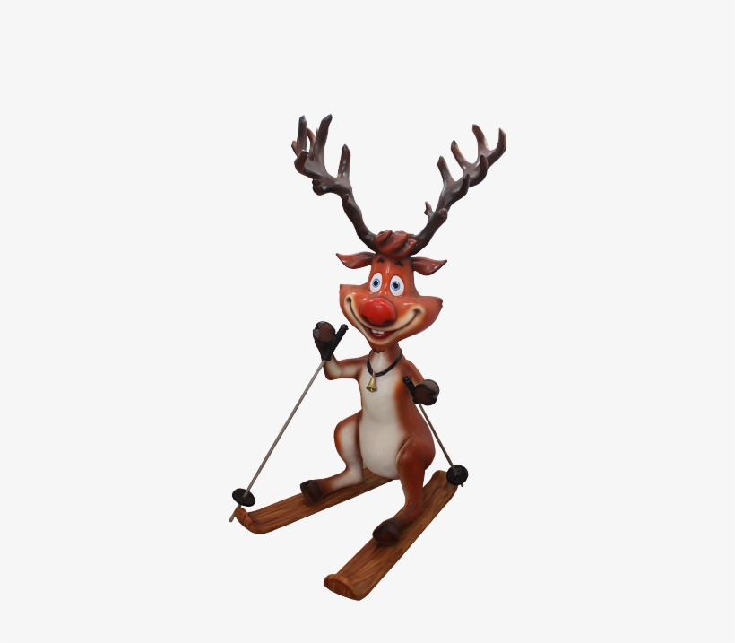 Rudolph Skiing Clipart Png Image Transparent Png Free Download On Seekpng