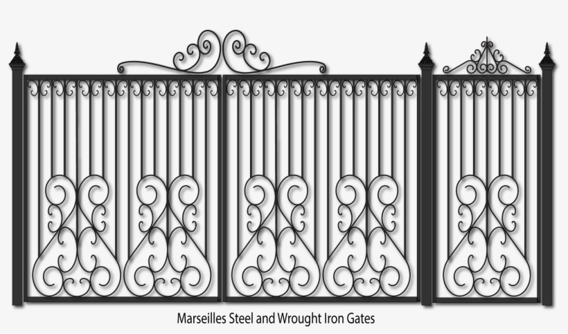 Wrought Iron Gate Png, transparent png download
