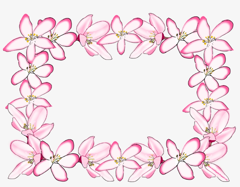 Free Faux Vintage Flower Frame Png - Picture Frame, transparent png download